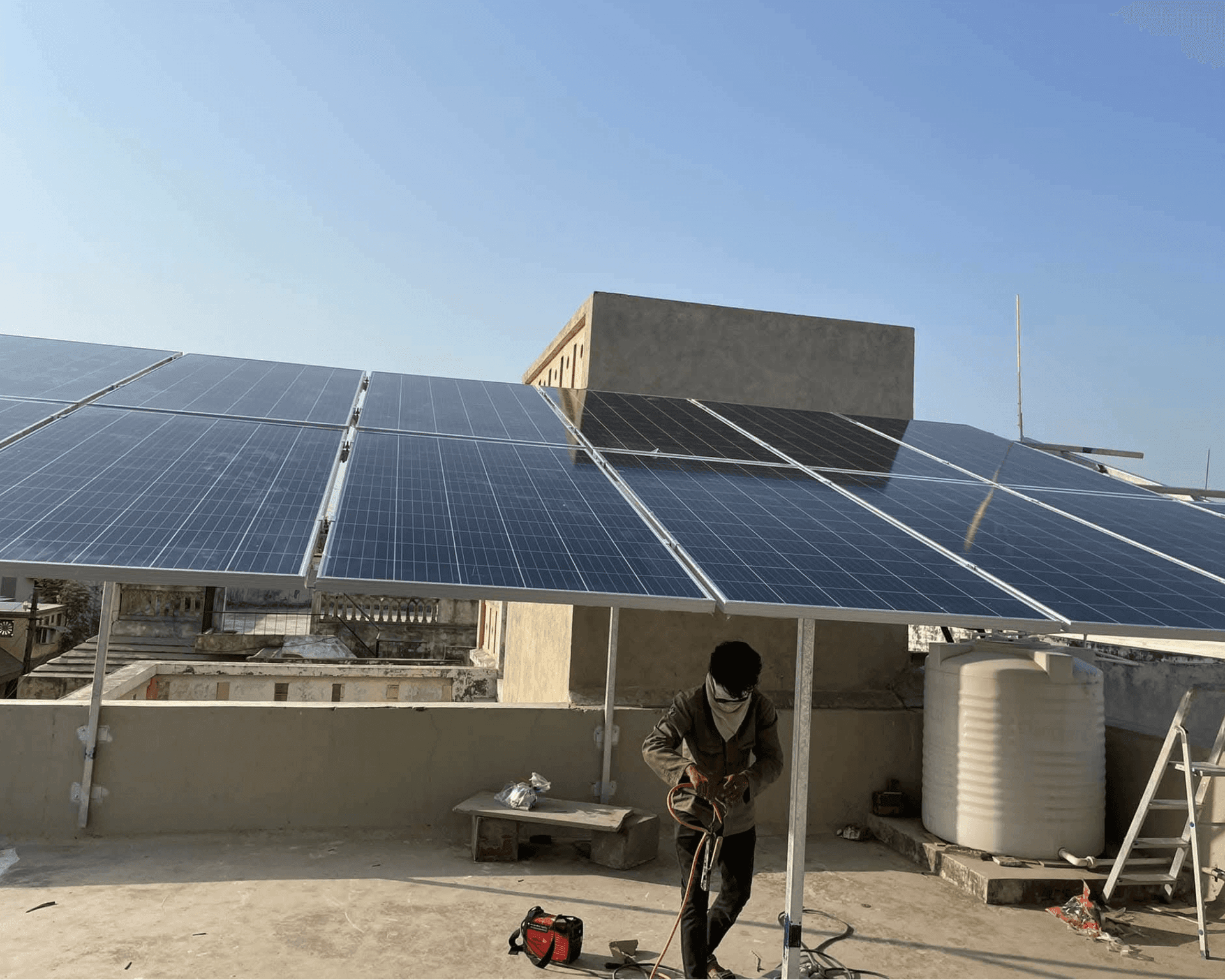 Solar project installation: Commercial Office Complex at Sohna Road, Gurgaon featuring 50kW On-Grid capacity
