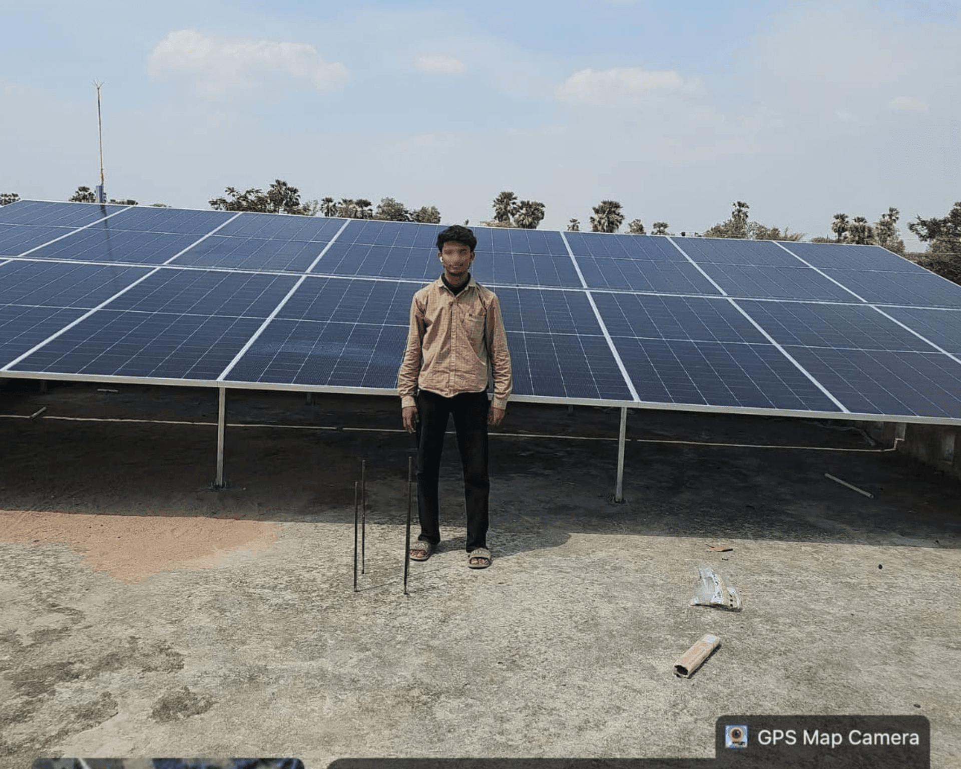 Solar project installation: Group Housing Society at South City 2, Gurgaon featuring 30kW On-Grid capacity