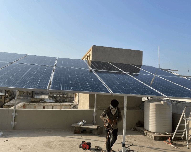 Solar project installation: Commercial Office Complex at Sohna Road, Gurgaon featuring 50kW On-Grid capacity
